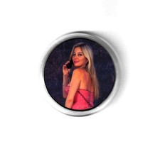 1 spilla NEW moana pozzi attrice sexy anni 80 90 no dvd locandina rivista foto