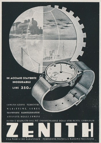 Pubblicita 1938 zenith - pubblicita',