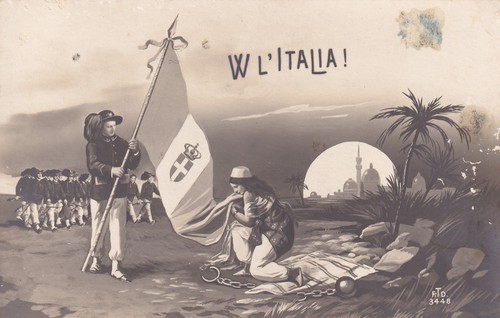 Cartolina colonie libia - ex,