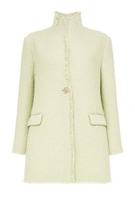 Moschino Couture giacca in tweed di cotone color verde salvia ,taglia  M-L.