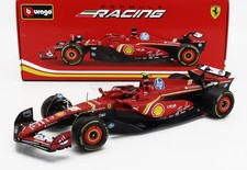 1/18 BURAGO - FERRARI - F1  SF-24 TEAM SCUDERIA FERRARI N 55 SEASON 18-16815-S