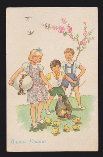 Cartolina buona pasqua fp - cartolina,