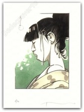 Ex-libris Michetz Un autre visage 02 signé 40ex 18x24 cm