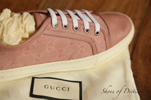 Gucci pink monogram canvas - gucci,