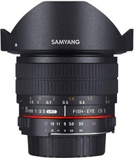 Obiettivo Samyang ultragrandangolo FISH-EYE focale 8mm f 3,5 per Canon EF - 3253