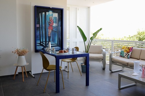 Tavolo design vetro - tavolo, in