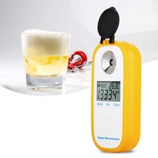 DR402 Rifrattometro Digitale Birra 0-50% Brix Tester Alcool Vino Elettronico