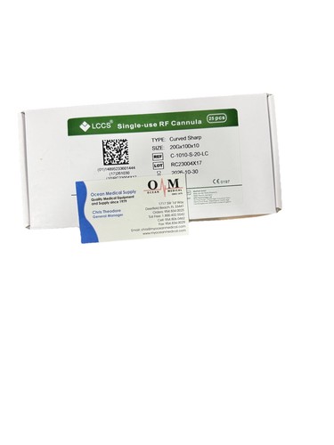 Canula monouso tipo curvo - rf,