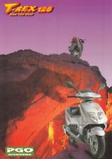 P+PGO T-Rex 125 + depliant brochure + 4 pagine 