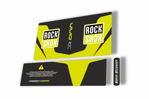 Adesivo decalcomania rock shox - adesivo,