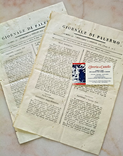 Giornale palermo 1816 - giornale,