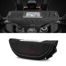 Borsa porta attrezzi manubrio anteriore nera per Ducati Multistrada 1200 950 1260 V4 V4S 797