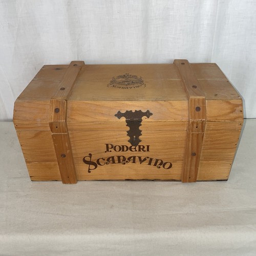Cassetta legno vino barolo - vino,