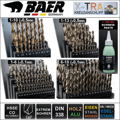 Set punte spirale baer - spirale,
