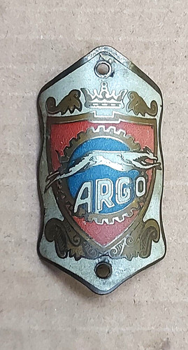 Fregio stemma bicicletta argo - fregio,