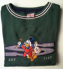 Felpa cotone originale WALT DISNEY Zio Paperone Scrooge McDuck ottime condizioni