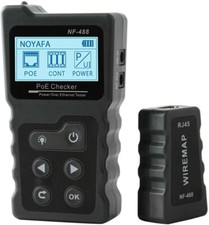 Noyafa - Tester per cavi di rete con funzione PoE NF-488 