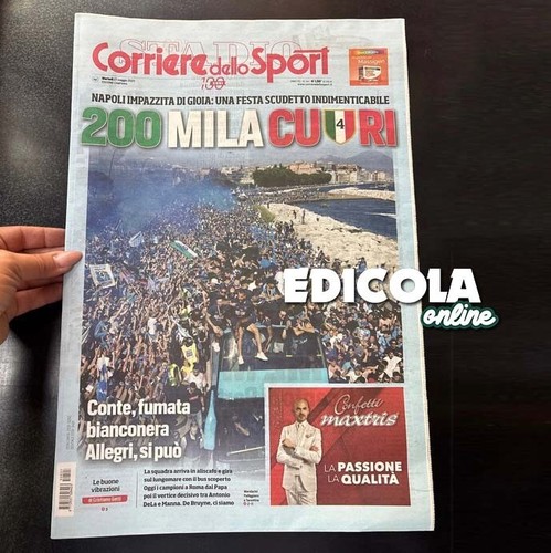 Corriere dello sport - corriere, napoli