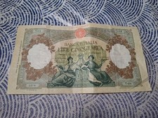CINQUEMILA 5000 LIRE REPUBBLICHE MARINARE REGINE DEL MARE 13/08/1956 ITALIA