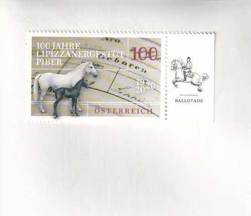 Francobollo austria cavalli - francobollo,
