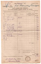 Reich Tedesco Ricevuta