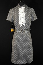 Abito In Maglia Grigia Vintage