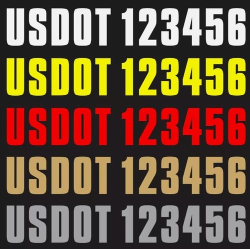 Coppia usdot numeri vinile - coppia,