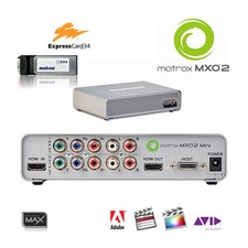 Matrox MXO2 Mini Max I/O-Box per notebook Expresscard encoder veloce H.264 MP4