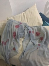 Foulard Seta Grigio Perla E
