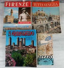 LOTTO 4 GUIDE TURISTICHE ANNI 70 - VENEZIA /S.GIMIGNANO/AREZZO/FIRENZE