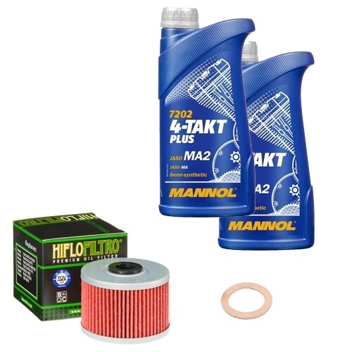 Kit filtro olio hiflo mannol - olio,
