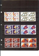 Blocchi di 4 45° Anniversario