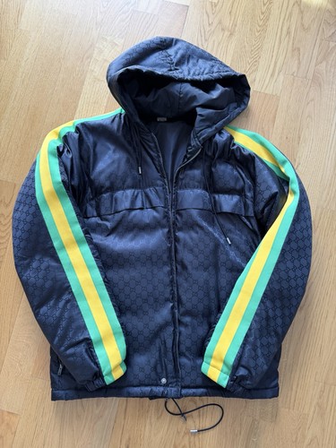 Gucci piumino leggero nero con - piumino,