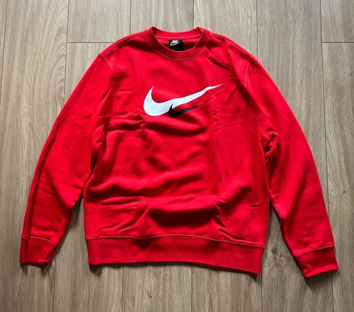 Nike felpa uomo piccola - piccola, rossa