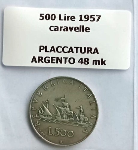 Moneta 500 lire - moneta,