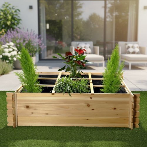 Aiuola fioriera giardino