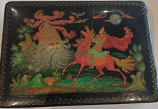 Russian lacquer box - Ruslan