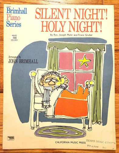 Silent night spartiti - spartiti, 1968