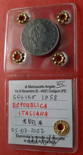 Lotto monete lire 1958 - 50,