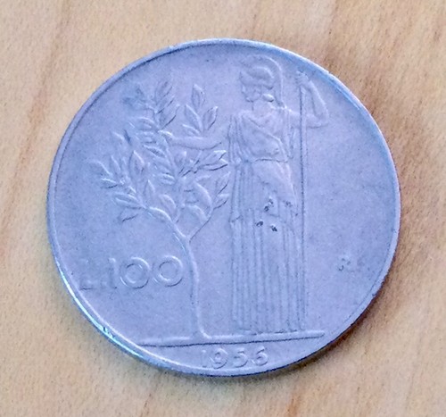 Italy 100 lire coin 1956 - italy,