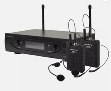Proel WM101DH Coppia Radiomicrofoni UHF Wireless - Neri piano bar fittnes