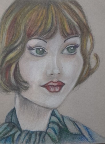 Quadro moderno volto donna - moderno, di