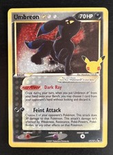 Pokemon Card - Umbreon Gold Star (CEL POP5 17) - 25th anniversario ENG Near MINT