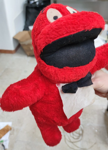 Gabibbo peluche striscia - peluche,