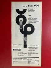 (MC44) PIRELLI PNEUMATICI FIAT 600 34x16 cm Pubblicità Advertising Clipping 
