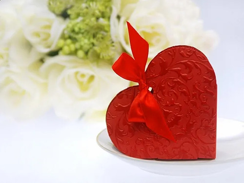 Scatola cuore portaconfetti - scatola,