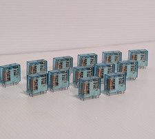 Lotto di 14: Relè Finder 01 Tipo 40.61, 250VAC, 24VDC, 16A