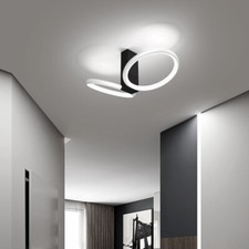 Plafoniera da Soffitto LED 20W Design Doppio Anello Moderno Lampada Interno IP20