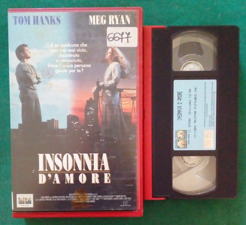 Vhs film sentimentale insonnia - vhs,