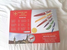 Kit Set 7 Coltelli Da Cucina Super Lux Swiss Switzerland